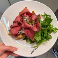 Картофельная вафля с пастрами - Zanoza Open Bar - готовим еду для современного жителя города