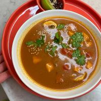 Тайский суп с лососем - Zanoza Open Bar - готовим еду для современного жителя города