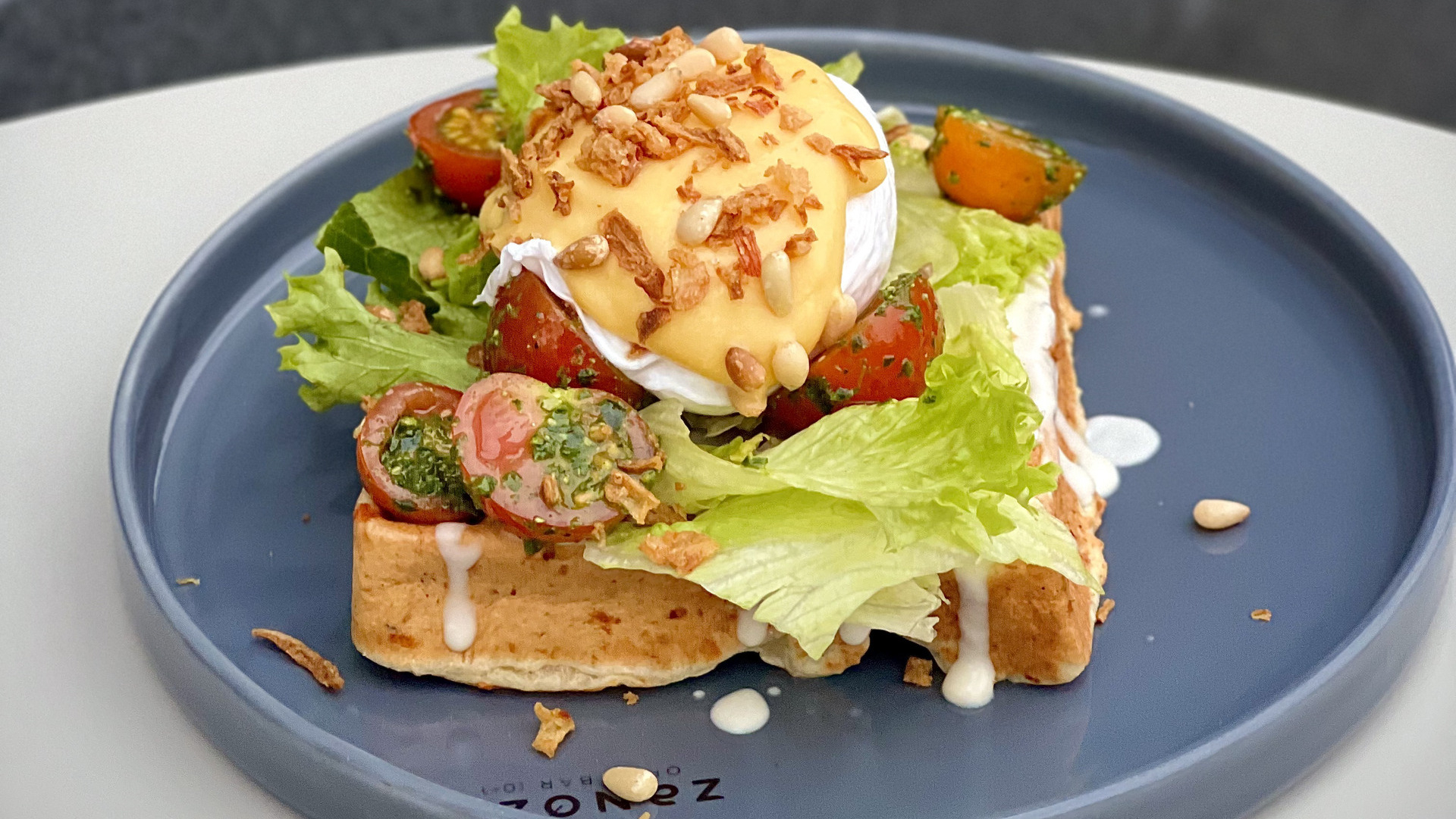 Чикен вафля - Zanoza Open Bar - готовим еду для современного жителя города