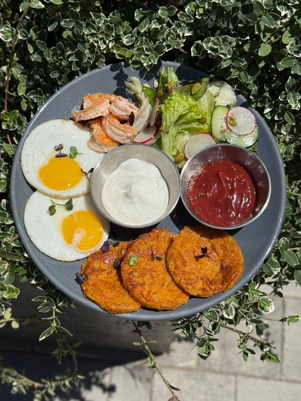 Драники из батата аджикой  - Zanoza Open Bar - готовим еду для современного жителя города