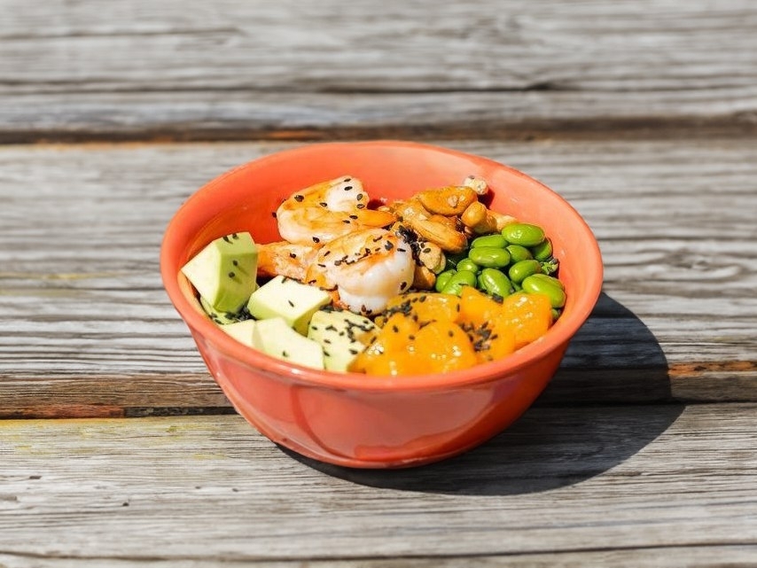 Поке боул креветка - Zanoza Open Bar - готовим еду для современного жителя города